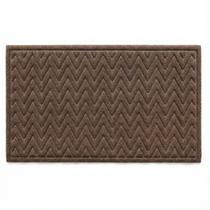 Tapete Entrada ZigZag Grande 45x75 Marrom Sala de Estar Premium Elegante Tapete Entrada ZigZag Grande 45x75 Marrom Sala de Estar Premium Elegante