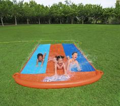 Tapete Escorregador Triplo Bestway MODELO NOVO 488 CM Piscina H2OGO 52329 EAN 6942138969092 488 cm x 207 cm