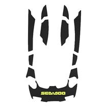 Tapete EVA c/ Cola 3M Compatível Sea-Doo GTX/RXT Laranja