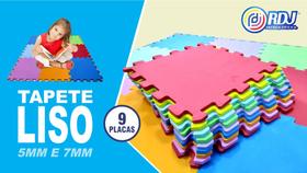 Tapete EVA Para Atividades Infantil Bebê Tatame Liso 9 Peças - RDJ