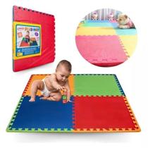 Tapete Eva Play Mat Para Crianças 4pç 52cm 8mm Emborrrachado