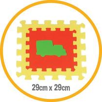 Tapete EVA Tatame Meio de Transporte Fofinho 10 Pecas