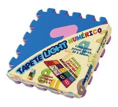 Tapete EVA Tatame Numerico 5 mm 10 Pecas Ligth