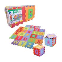Tapete EVA Textura ABC Letra Alfabeto 26PC 28X28CMX10MM Educativo Infatil Criança Evamax Tapete EVA Textura ABC Letra Alfabeto 26PC 28X28CMX10MM Educativo Infatil Criança Evamax