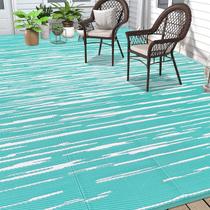 Tapete Exterior HEBE 2.7x3.7 m Alfombra Impermeable para Patio en Liquidación