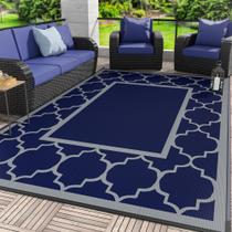 Tapete externo GENIMO 152x244 cm impermeável dobrável reversível