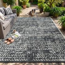 Tapete externo MontVoo 274 x 366 cm impermeável cinza Tapete externo MontVoo 274 x 366 cm impermeável cinza