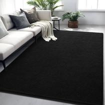 Tapete FALARK Black Wool Coral Modern 150x210cm Memory Foam Tapete FALARK Black Wool Coral Modern 150x210cm Memory Foam