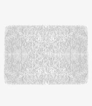 Tapete Felpudo 100 cm x 140 cm Infinita Cor Branco