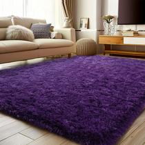 Tapete felpudo Ailyei Soft Purple 120x180cm para quarto e sala de estar Tapete felpudo Ailyei Soft Purple 120x180cm para quarto e sala de estar