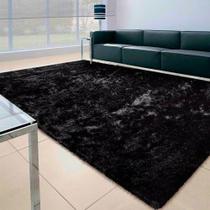 Tapete Felpudo Apolo Soft Casa Dona 100x150 Preto Tapete Felpudo Apolo Soft Casa Dona 100x150 Preto
