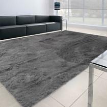 Tapete Felpudo Apolo Soft Casa Dona 200x300 Cinza