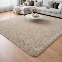 Tapete Felpudo Luxo 230x200 cm para Sala ou Quarto Macio, Antiderrapante, Confortável Decoração da Casa