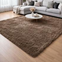 Tapete Felpudo Luxo 230x200 cm para Sala ou Quarto Macio, Antiderrapante, Confortável Decoração da Casa