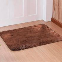 Tapete Felpudo Peludinho Para Porta 40x60 Macio Confortável Toque Suave Antialérgico Antiderrapante