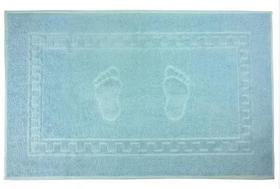 Tapete Felpudo Pezinhos 45X70cm Bouton Cor:Azul claro