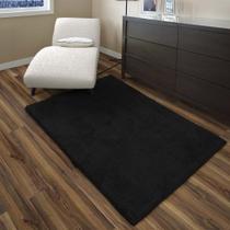 Tapete Felpudo Shaggy Confortavel Macio para Quarto Gamer, Sala e Escritorio