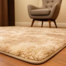 Tapete Felpudo Shaggy Luxo 2,00x3,00 Antiderrapante Conforto Premium