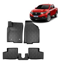 Tapete Fiat Strada Cabine Dupla 2020 2021 2022 2023 2024 2025 (5 Peças)