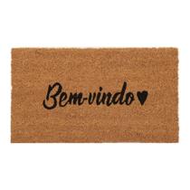 Tapete Fibra de Coco Entrada Bem-vindo Amor Kapazi 33x60cm Tapete Fibra de Coco Entrada Bem-vindo Amor Kapazi 33x60cm
