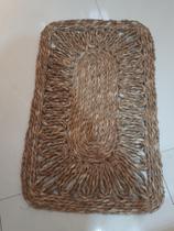 Tapete fibra natural de taboa 80x40