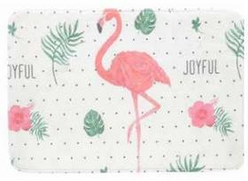 Tapete flamingo branco