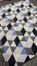 Tapete Flannel Estampado Toque de Veludo Para Sala Quarto Escritório 1,00x0,60 Decoração de Ambiente