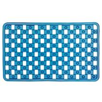Tapete Flexível Aquaplas para Banheiro Azul