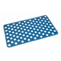 Tapete Flexivel PVC Azul 64x39cm Aquaplas Tapete Flexivel PVC Azul 64x39cm Aquaplas