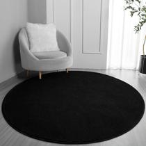 Tapete FlyDoIt 152x152 cm Tapete redondo de espuma viscoelástica preto