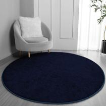 Tapete FlyDoIt 183x183 cm Espuma viscoelástica macia azul marinho