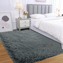 Tapete fofo para quarto: tapete de cabeceira macio cinza de cabeceira tapetes pequenos para quarto e berçário infantil (cinza, 3 x 5 pés) Tapete fofo para quarto: tapete de cabeceira macio cinza de cabeceira tapetes pequenos para quarto e berçário infantil (cinza, 3 x 5 pés)