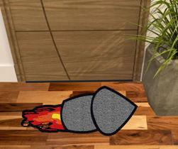 Tapete foguete decoração para quarto sala, banheiro e porta. Tapete foguete decoração para quarto sala, banheiro e porta.