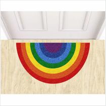 Tapete formato arco íris, muito colorido e divertido, para quarto sala banheiro cozinha.