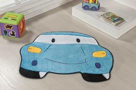 Tapete Formato Carro 78cm x 60cm - Turquesa