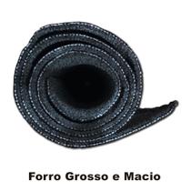 Tapete Forração Forro Alto Grosso Macio Ambiente Preto