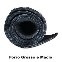 Tapete Forração Forro Alto Grosso Macio Ambiente Preto