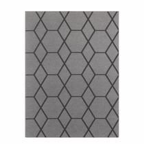 Tapete funcional hexagonal - 2,00 x 3,00 - grafite 52 - j serrano Tapete funcional hexagonal - 2,00 x 3,00 - grafite 52 - j serrano