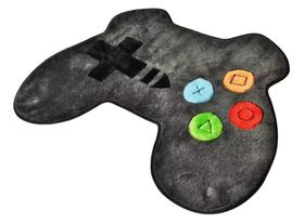 Tapete Gamer Decorativo Formato de Controle Video Game Grafite.