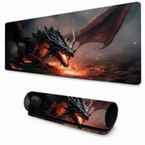 Tapete Gamer Dragão de Fogo Mouse Pad para Teclado Mesa PC Diversos Tamanhos Tapete Gamer Dragão de Fogo Mouse Pad para Teclado Mesa PC Diversos Tamanhos