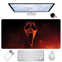 Tapete Gamer Máscara Sombria Estampa Dark Mouse Pad para Computador