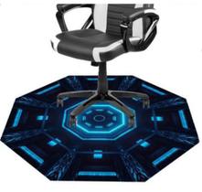 Tapete Gamer Pro Portal 120cm x 120cm Protetor de Piso Para Cadeira - Kapazi - Flex Mesas