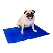 Tapete Gelado Cachorro Gato Gel Porte Grande 50 X 66 Azul