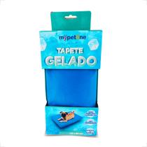 Tapete Gelado Mypetone 50x65 Tamanho Médio para Cães - Azul