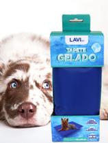 Tapete Gelado Para Cães Azul Medio Medida 50Cm X 65Cm - LAVI