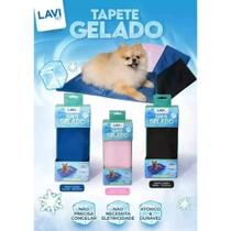 Tapete Gelado Para Pets Cachorro Gato Refrescante Colchonete Tamanhos e Cores