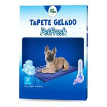 Tapete Gelado, Refrescancia Garantida, para Cachorro e Fihotes, Tamanho P, 90x45cm, Cor Azul, Petmais
