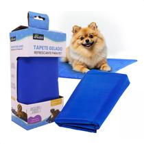 Tapete Gelado Refrescante 30x40cm para Cachorro Pequeno Mini Pet Cães e Gatos