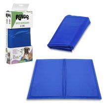 Tapete Gelado Refrescante para Cachorro Pet Ringo Azul