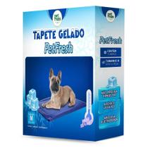 Tapete Gelado Refrescante Tamanho G 90cm X 45cm Azul Petmais Tapete Gelado Refrescante Tamanho G 90cm X 45cm Azul Petmais